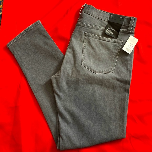 J. BRAND GREY LUNA SLIM FIT JEAN - Picture 2 of 11